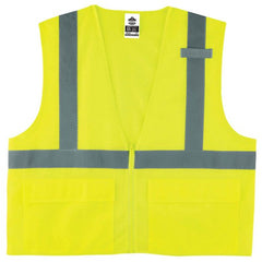 8220Z S/M Lime Standard Mesh Vest Type R Class 2 - All Tool & Supply