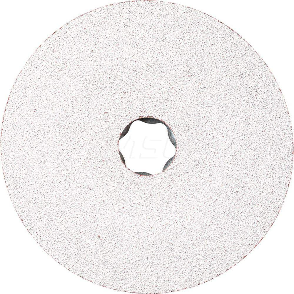 Fiber Disc: 4-1/2″ Disc Dia, 80 Grit, Ceramic Oxide