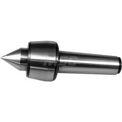 Live Center: Taper Shank, 1.6536″ Head Length 775 lb Workpiece Weight, 5,000 Max RPM, Standard Point