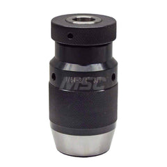 Drill Chuck: 1/64 to 3/4″ Capacity, Jacob Taper Mount, JT3 Keyless