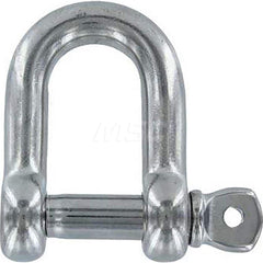 Shackle: Screw Pin Stainless Steel, 5/8″ Pin Dia