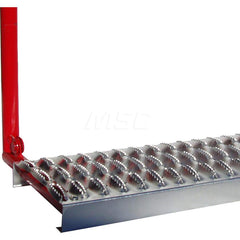 Wheel Steps; For Use With: Tire Sizes 22-1/2-24-1/2″; Minimum Wheel Diameter: 22-1/2; Maximum Wheel Diameter: 24-1/2; Step Width: 28-1/2; Step Depth: 7; Minimum Height: 4.0000; Maximum Height: 14.0000; Load Capacity (Lb.): 400.000; Warranty (Years): 1; Fo