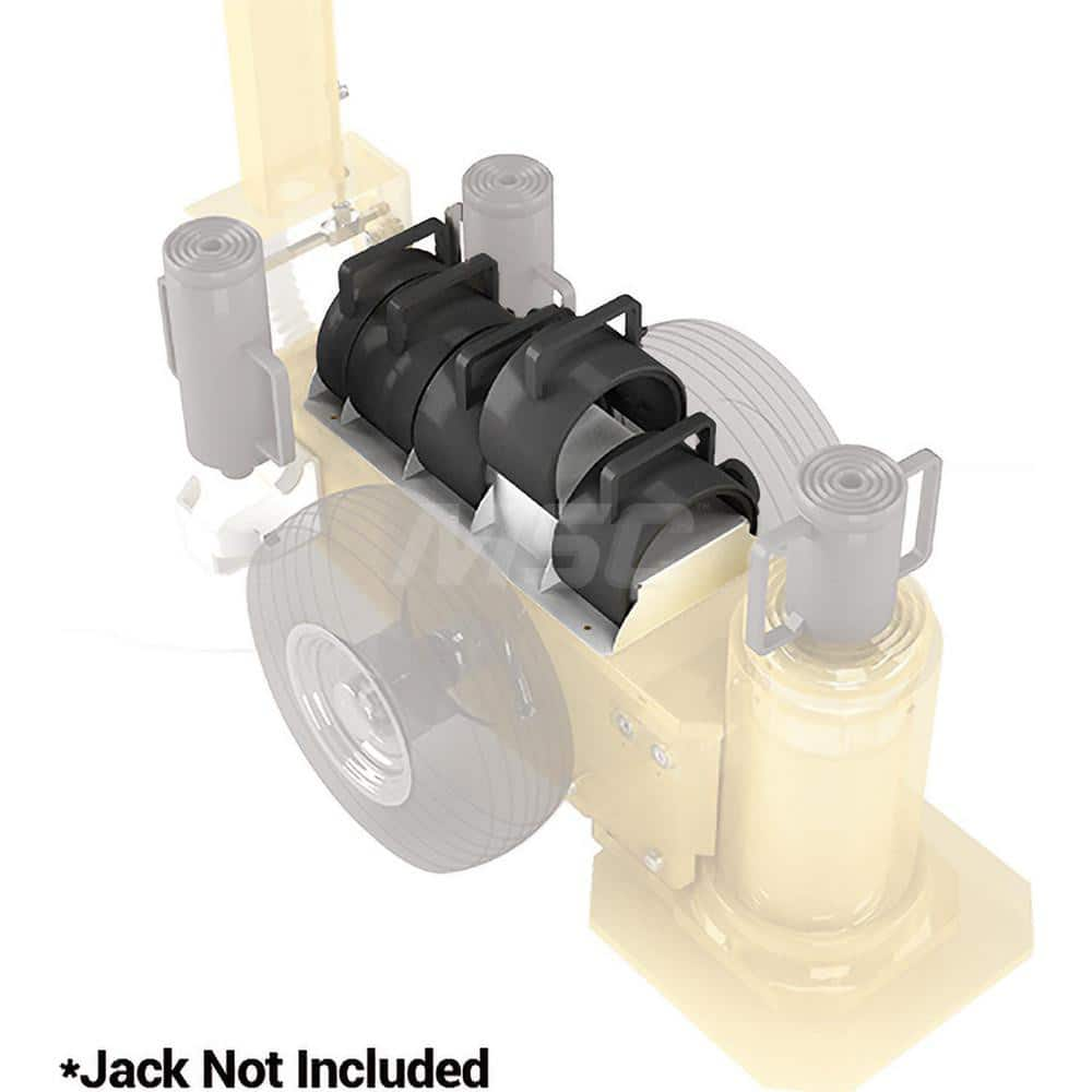 Jack Lever Bars & Jack Accessories; Type: Safety Block Set; For Use With: 91003 Jack; Additional Information: Mammut Safety Locking Kit for the 80 Ton ESCO Mammut Jack, model 91003; Includes: Holder; (5) Safety Blocks; For Use With: 91003 Jack