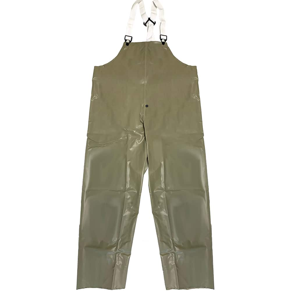 Louisiana Professional Wear - Rain & Chemical Wear; Garment Style: Bib Overall; Suspenders ; Garment Type: Chemical Resistant; Flame Resistant; Waterproof; Rain ; Material: Neoprene/Nylon ; Size: X-Large ; Color: Olive Dab Green ; Certification Type: AST - Exact Industrial Supply