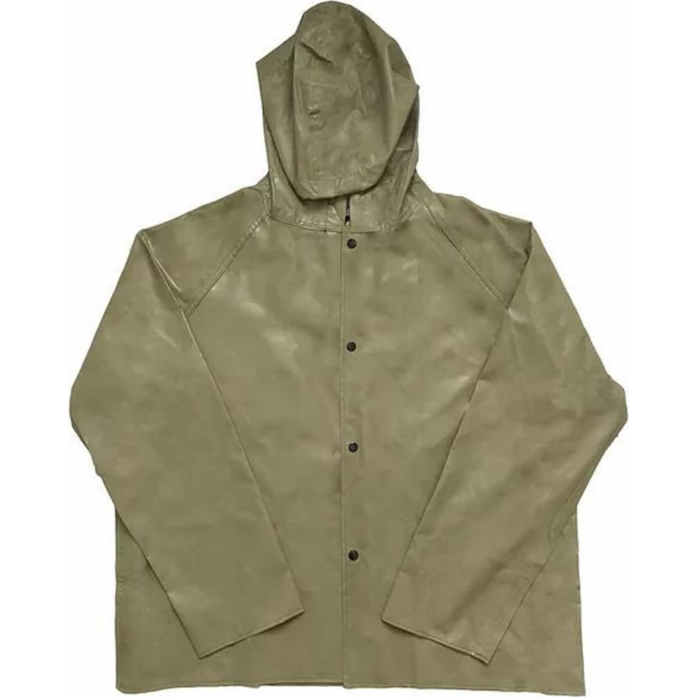 Louisiana Professional Wear - Rain & Chemical Wear; Garment Style: Rain Jacket ; Garment Type: Chemical Resistant; Flame Resistant; Waterproof; Rain ; Material: Neoprene/Nylon ; Size: X-Large ; Color: Olive Dab Green ; Certification Type: ASTM D6413; AST - Exact Industrial Supply