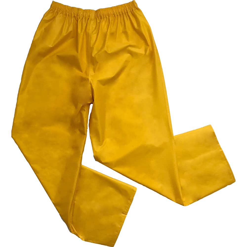 Louisiana Professional Wear - Rain & Chemical Wear; Garment Style: Rain Pants ; Garment Type: Rain; Waterproof ; Material: Nylon/PVC ; Size: X-Large ; Color: Yellow ; Certification Type: NonHazardous Protection