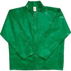 Louisiana Professional Wear - Rain & Chemical Wear; Garment Style: Rain Jacket ; Garment Type: Chemical Resistant; Flame Resistant; Waterproof; Rain ; Material: PVC/Polyester/Polyurethane ; Size: Medium ; Color: Kelly Green ; Certification Type: ASTM D64 - Exact Industrial Supply