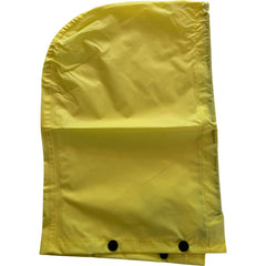 Louisiana Professional Wear - Rain & Chemical Wear; Garment Style: Hood ; Garment Type: Chemical Resistant; Flame Resistant; Waterproof; Rain ; Material: PVC/Nylon/PVC ; Size: Universal ; Color: Yellow ; Certification Type: ASTM D6413; ASTM F903 - Exact Industrial Supply