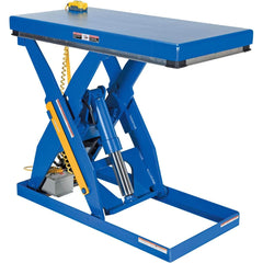 Vestil - Lifting Tables; Type: Electric Hydraulic Lift ; Lift Style: Scissor ; Style: Electric ; Load Capacity (Lb.): 3000.000 ; Minimum Height (Inch): 7 ; Lift Height (Inch): 43 - Exact Industrial Supply