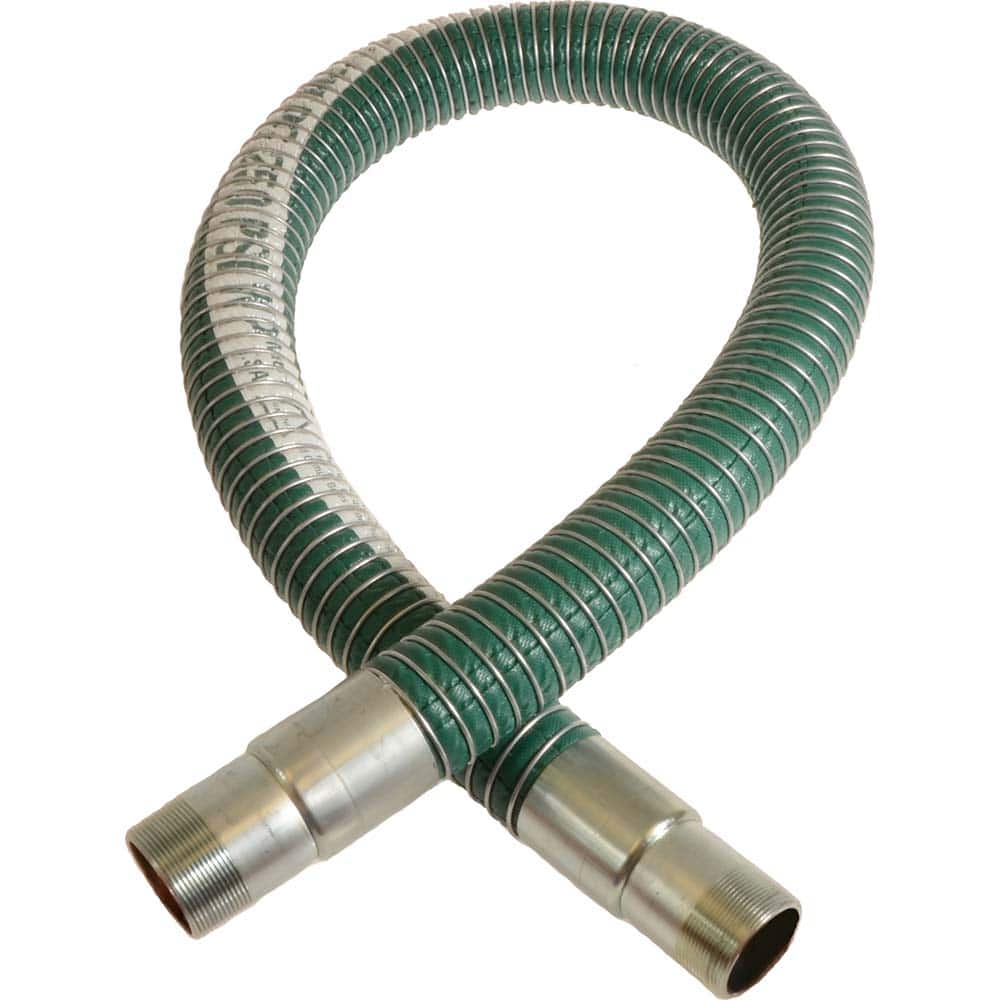 Novaflex - Chemical & Petroleum Hose; Inside Diameter (Inch): 2 ; Outside Diameter (Decimal Inch): 2.4000 ; Overall Length: 10 (Feet); Type: Chemical Handling Hose ; Connection Type: MNPT ; Minimum Temperature (F): -40.000 - Exact Industrial Supply