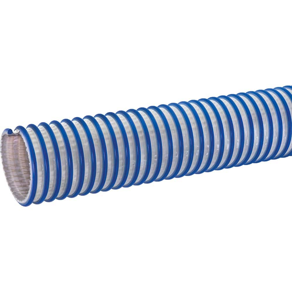 Kuriyama of America - Food & Beverage Hose; Inside Diameter (Inch): 3 ; Outside Diameter (Decimal Inch): 3.6200 ; Length (Feet): 1 ; Bend Radius (Inch): 6 ; Maximum Working Pressure (psi): 100.000 ; Vacuum Rating: 28 In. Hg - Exact Industrial Supply