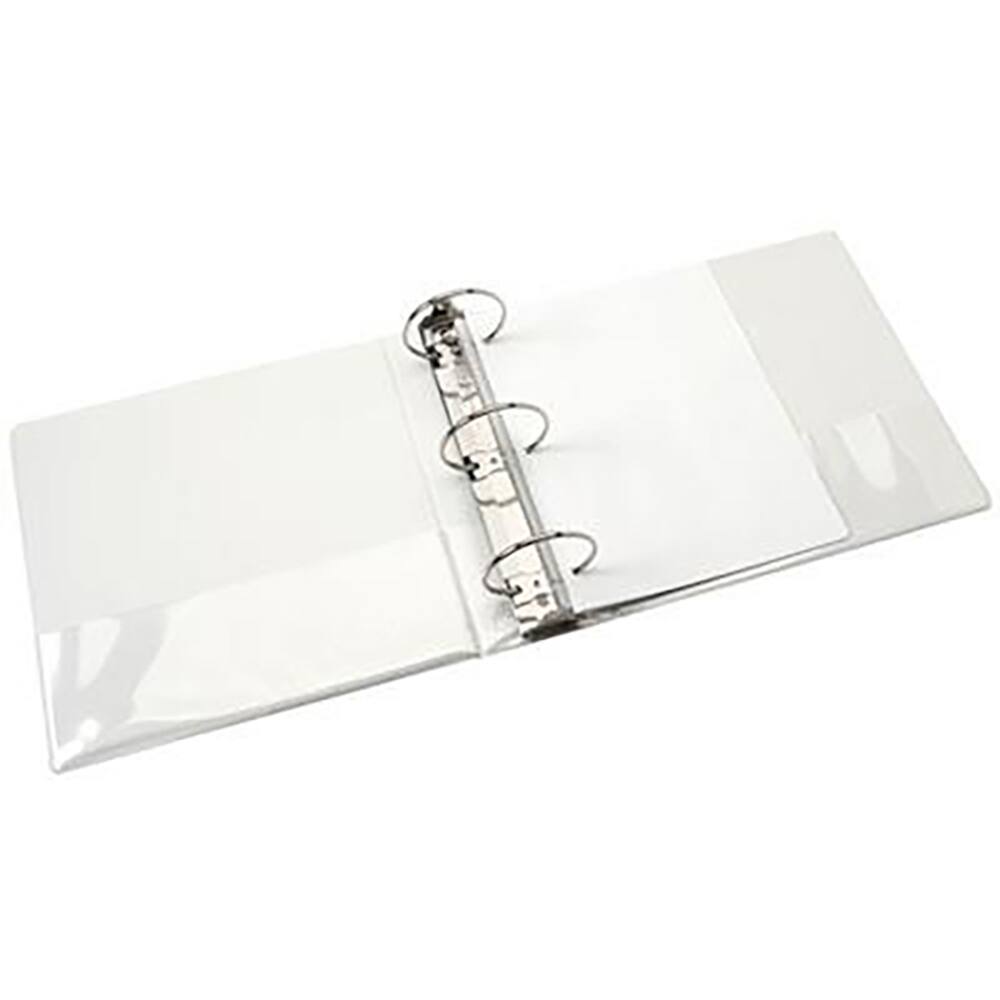 Ability One - Ring Binders; Binder Type: 3 Hole Binder ; Capacity: 3" ; Color: White ; Material: Vinyl ; Size: 8 1/2 x 11 - Exact Industrial Supply