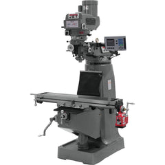 Jet - 49 x 9" 3 hp 3 Phase 230/460 V Variable Speed Knee Milling Machine - Exact Industrial Supply