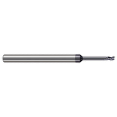 Harvey Tool - 1mm, 1.5mm LOC, 1/8" Shank Diam, 2-1/2" OAL, 3 Flute Solid Carbide Square End Mill - Exact Industrial Supply