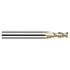 Harvey Tool - 1/16", 0.186" LOC, 1/8" Shank Diam, 1-1/2" OAL, 2 Flute Solid Carbide Square End Mill - Exact Industrial Supply