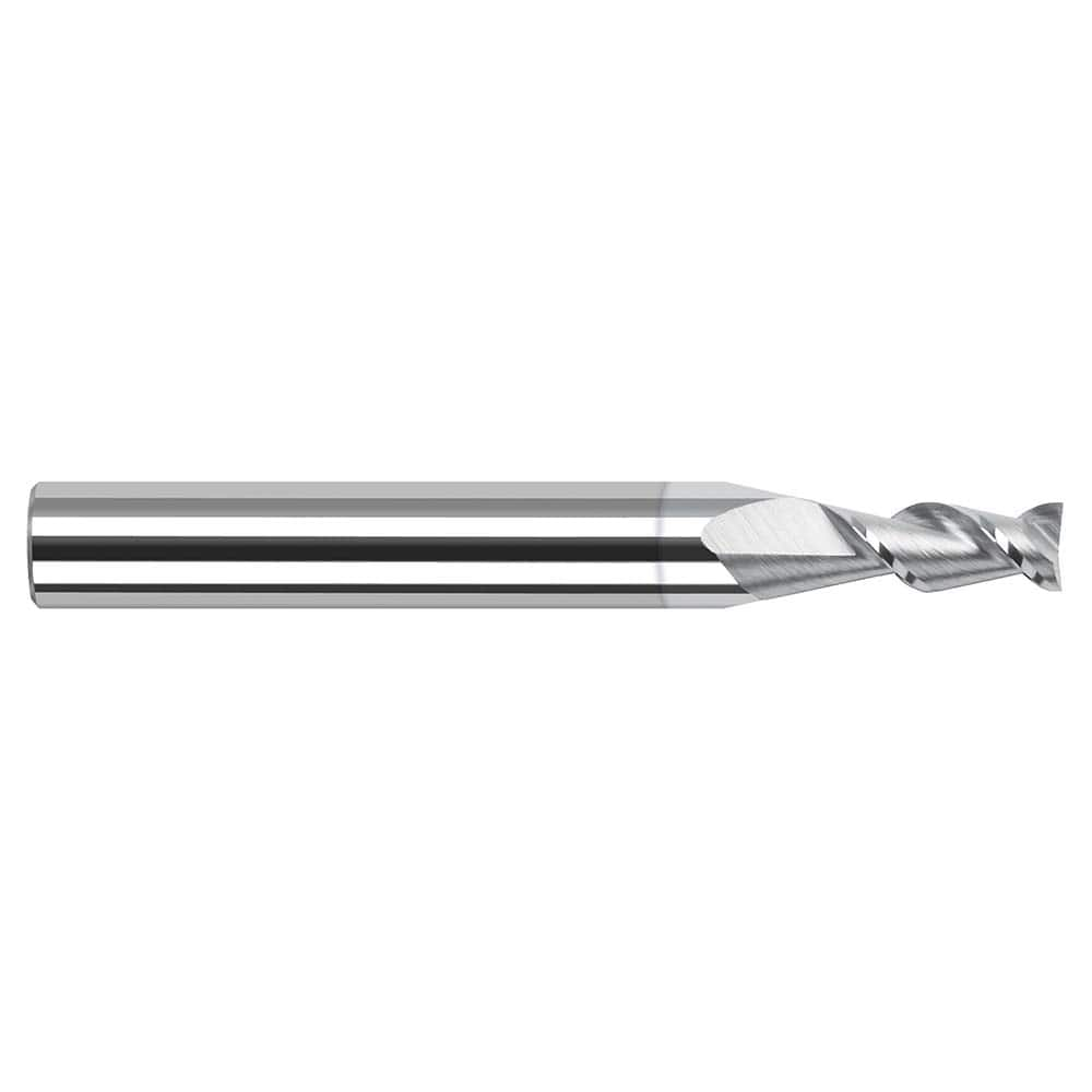 Harvey Tool - 3/16", 5/8" LOC, 3/16" Shank Diam, 2" OAL, 2 Flute Solid Carbide Square End Mill - Exact Industrial Supply