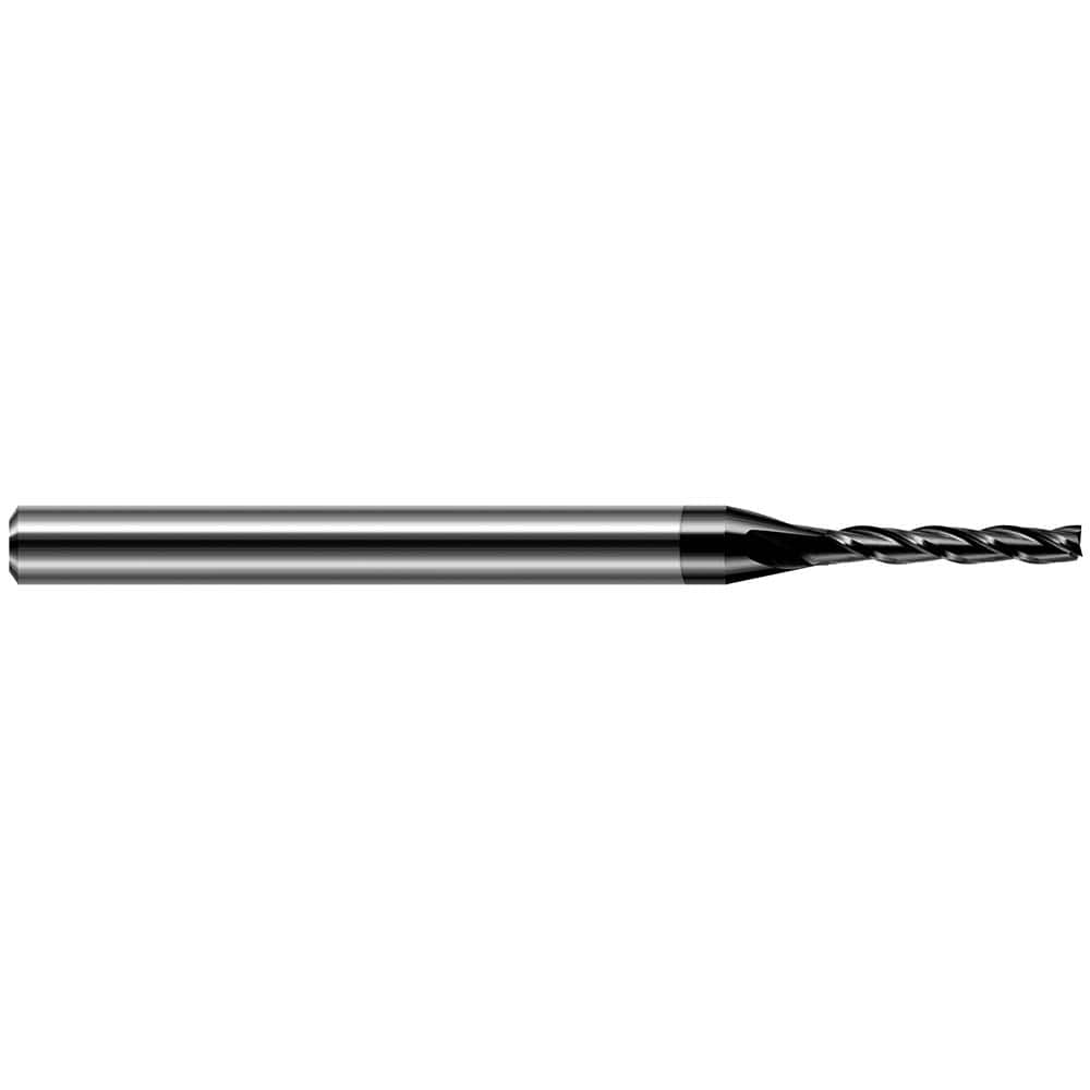 Harvey Tool - 3/32", 1/2" LOC, 1/8" Shank Diam, 2-1/2" OAL, 4 Flute, Solid Carbide Square End Mill - Exact Industrial Supply