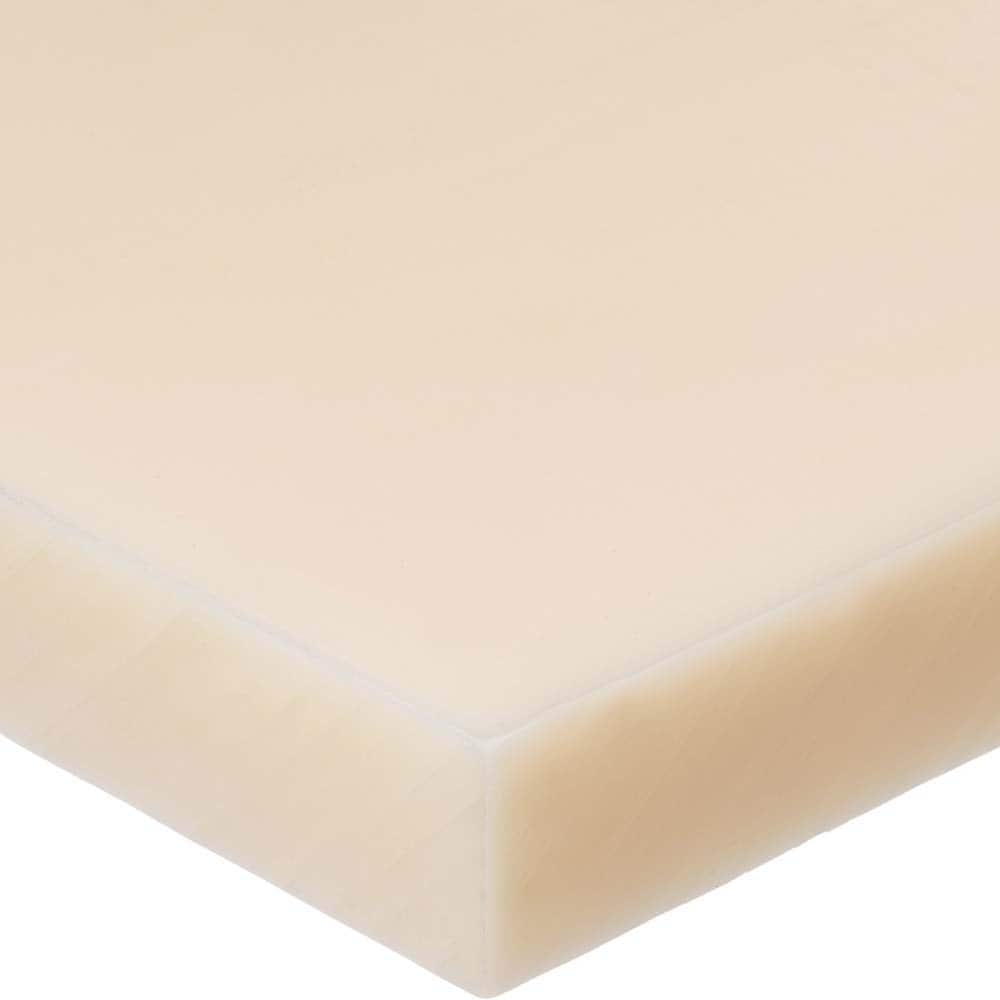 USA Sealing - Plastic Bars; Material: Nylon 6/12 ; Shape: Rectangular ; Height (Inch): 1/2 ; Width (Inch): 2 ; Length (Feet): 2 ; Color: Off-White - Exact Industrial Supply