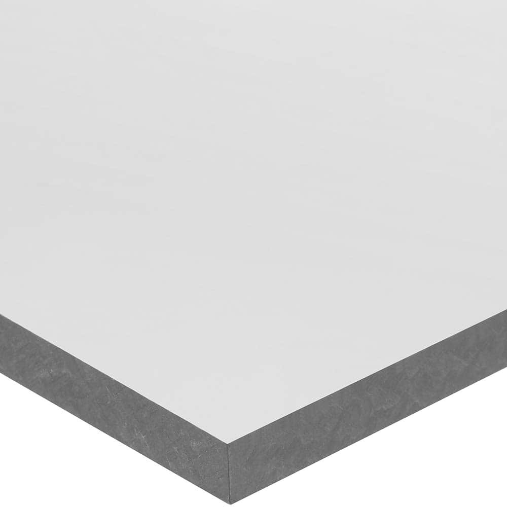 USA Sealing - Plastic Sheets; Material: PVC ; Thickness (Inch): 3/4 ; Length (Feet): 1 ; Tensile Strength (psi): 7250 ; Color: Gray ; Hardness: Rockwell R-110 - Exact Industrial Supply