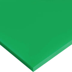 Plastic Sheet: Cast Acrylic, 1/8″ Thick, Green, 10,000 psi Tensile Strength Rockwell M-95