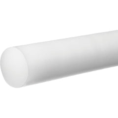 USA Sealing - Plastic Rods; Material: Acetal ; Diameter (Inch): 1-1/2 ; Length (Feet): 4 ; Hardness: Rockwell M-90 ; Color: White ; Additional Information: Density: 0.051 lb/in?, Tensile Strength: 8500 psi, Temperature Rating : -20 to 180? F, Impact Stre - Exact Industrial Supply