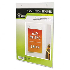 NuDell - Display & Organizer Accessories Type: Sign Holder For Use With: Signs - All Tool & Supply