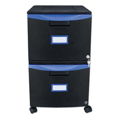 Storex - File Cabinets & Accessories Type: Mobile File Number of Drawers: 2 - All Tool & Supply