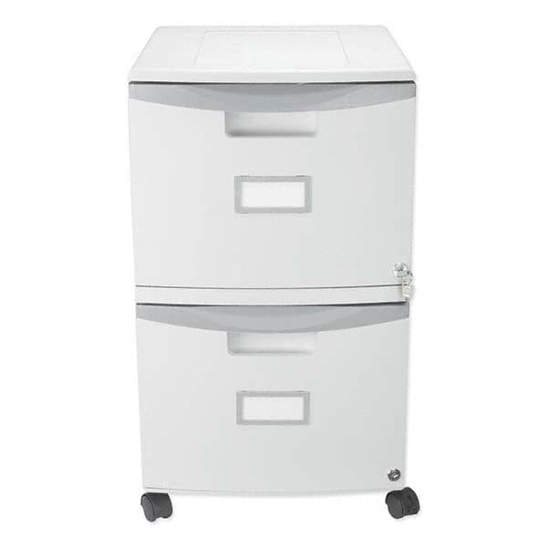 Storex - File Cabinets & Accessories Type: Mobile File Number of Drawers: 2 - All Tool & Supply