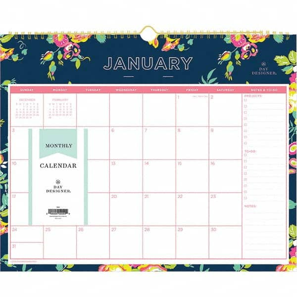 Blue Sky - Note Pads, Writing Pads & Notebooks Writing Pads & Notebook Type: Wall Calendar Size: 15 x 12 - All Tool & Supply