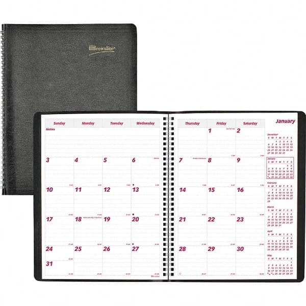 Brownline - Note Pads, Writing Pads & Notebooks Writing Pads & Notebook Type: Monthly Planner Size: 11 x 8-1/2 - All Tool & Supply