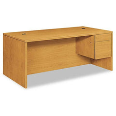 Hon - Office Desks Type: Single Pedestal w/Right Hand Return Center Draw: No - All Tool & Supply