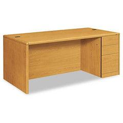 Hon - Office Desks Type: Single Pedestal w/Right Hand Return Center Draw: No - All Tool & Supply