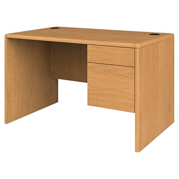 Hon - Office Desks Type: Single Pedestal w/Right Hand Return Center Draw: No - All Tool & Supply