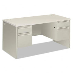 Hon - Office Desks Type: Double Pedestal Desk Center Draw: No - All Tool & Supply