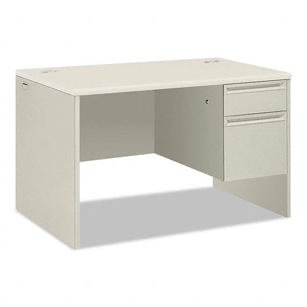 Hon - Office Desks Type: Single Pedestal w/Right Hand Return Center Draw: No - All Tool & Supply