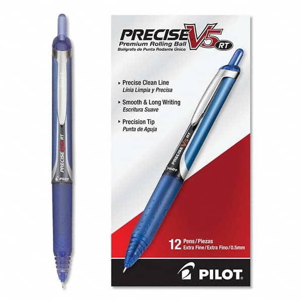 Pilot - Pens & Pencils Type: Roller Ball Pen Color: Blue - All Tool & Supply