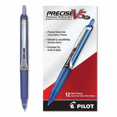 Pilot - Pens & Pencils Type: Roller Ball Pen Color: Blue - All Tool & Supply