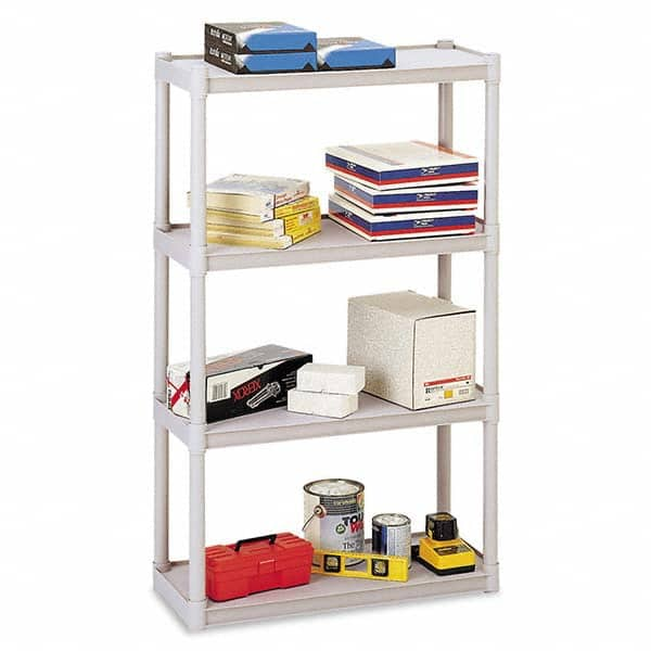 ICEBERG - Plastic Shelving Type: Open Shelving Shelf Capacity (Lb.): 75 - All Tool & Supply