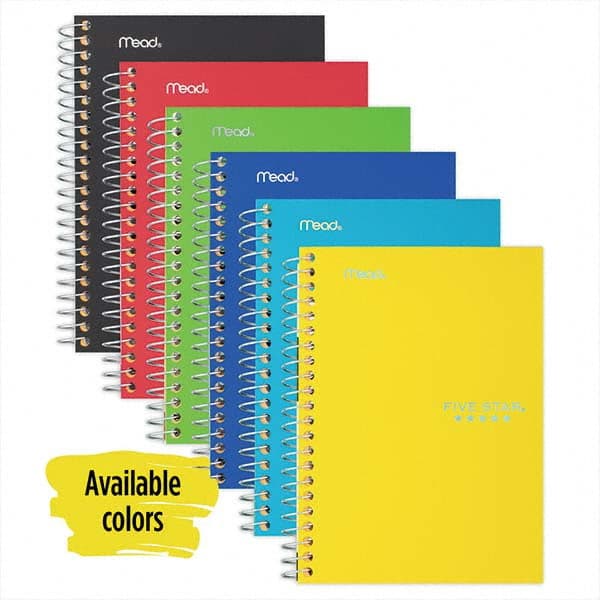 Five Star - Note Pads, Writing Pads & Notebooks Writing Pads & Notebook Type: Notebook Size: 7 x 5 - All Tool & Supply