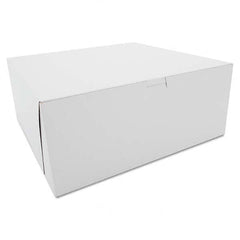 SCT - Tuck-Top Bakery Boxes, Paperboard, White, 12 x 12 x 5 - All Tool & Supply