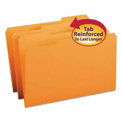 SMEAD - File Folders, Expansion Folders & Hanging Files Folder/File Type: File Folders with Top Tab Fastener Color: Orange - All Tool & Supply