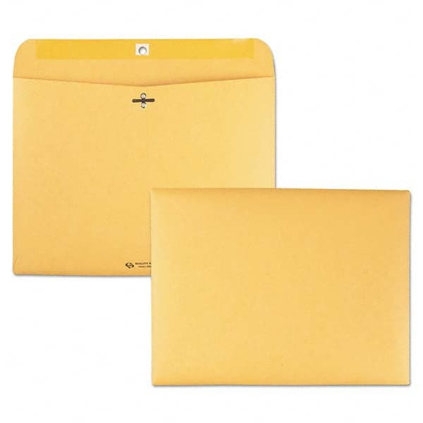 Quality Park - Mailers, Sheets & Envelopes Type: Clasp Envelope Style: Clasp w/Gummed Flap - Exact Industrial Supply