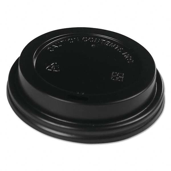 Boardwalk - Hot Cup Lids, Fits 10-20 oz Hot Cups, Black, 1000/Carton - All Tool & Supply