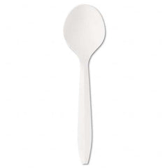 Boardwalk - Mediumweight Polystyrene Plastic Cutlery, Soup Spoon, White, 1000/Carton - All Tool & Supply