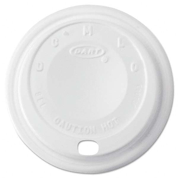 DART - Cappuccino Dome Sipper Lids, 8-10 oz Cups, White, 1000/Carton - All Tool & Supply