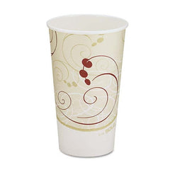 DART - Hot Cups, Symphony Design, 16 oz, Beige, 1000/Carton - All Tool & Supply