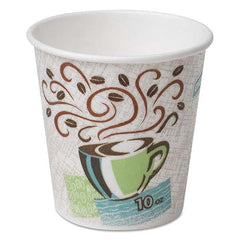 Dixie - PerfecTouch Paper Hot Cups, 10 oz, Coffee Haze, 1000/Carton - All Tool & Supply