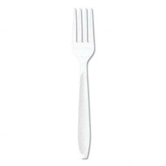 DART - Impress Heavyweight Full-Length Polystyrene Cutlery, Fork, White, 1000/Carton - All Tool & Supply