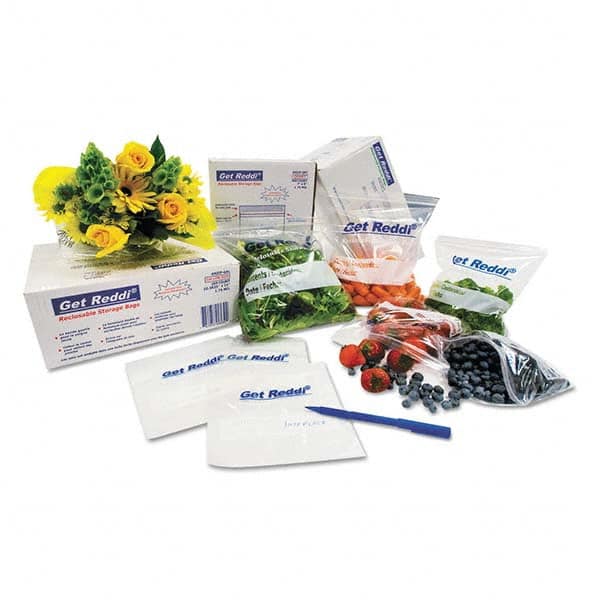 Inteplast Group - Reclosable Food & Sandwich Bags Volume Capacity: 4.5 Qt. Width (Inch): 8 - All Tool & Supply