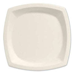 DART - Bare Eco-Forward Sugarcane Dinnerware, 10" Diam, Plate, Ivory, 125/Pack - All Tool & Supply